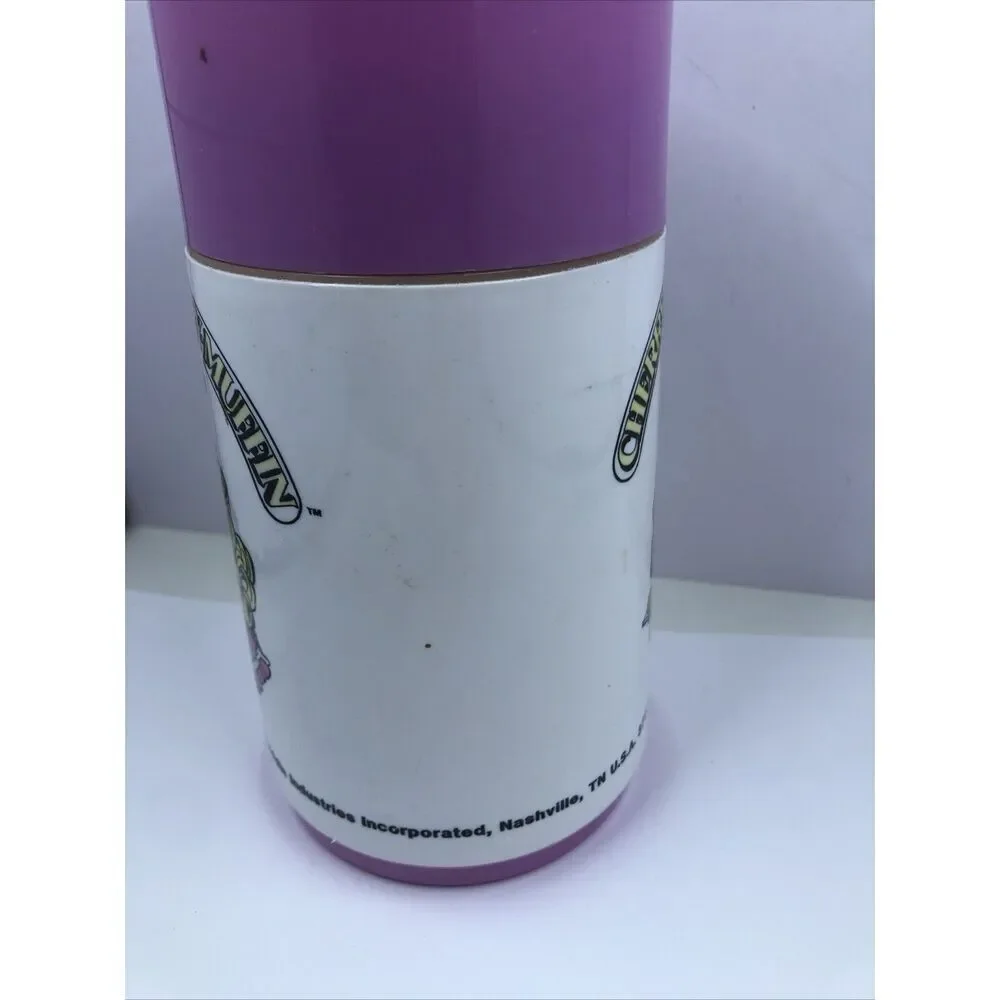 Cherry,Merry,Muffin`1988`Mattel Inc-Plastic Thermos`Without SipTop. VTG. Read